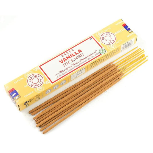 Satya Incense — Vanilla (Box of 15)