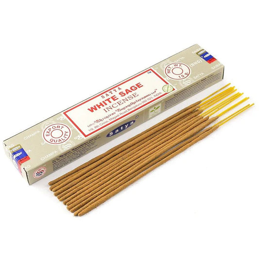 Satya Incense — White Sage (Box of 15)