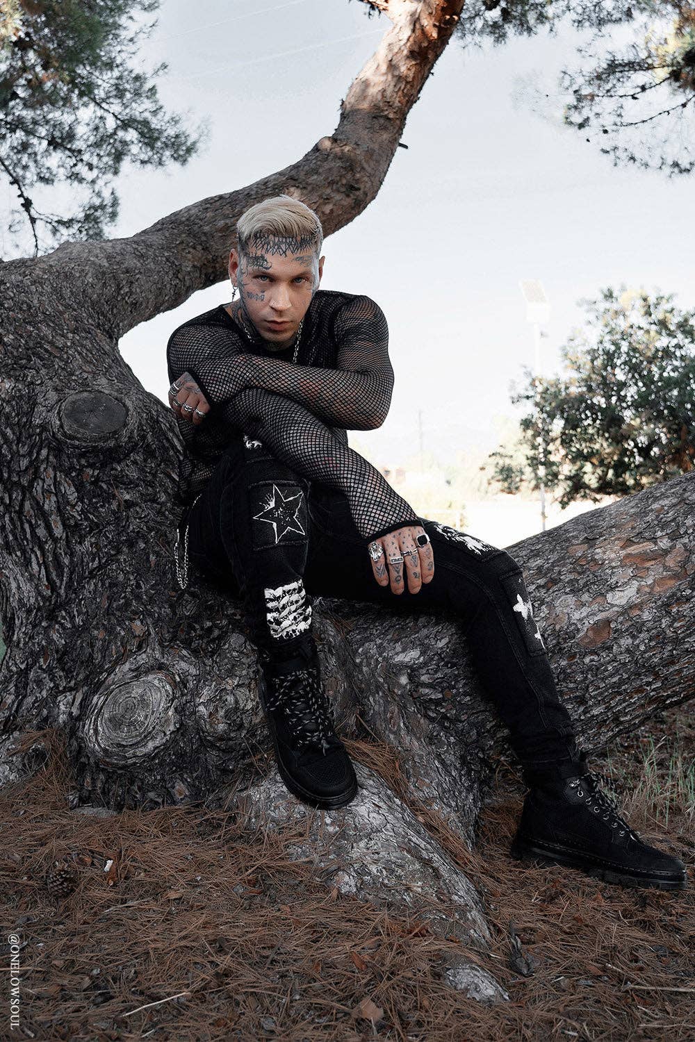 Shadowgrid Fishnet Shirt