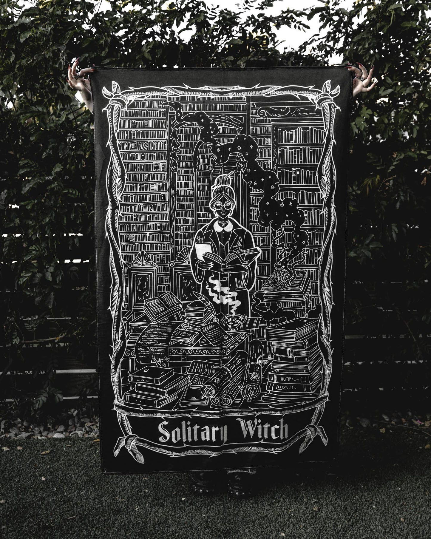Solitary Witch Oracle Tapestry