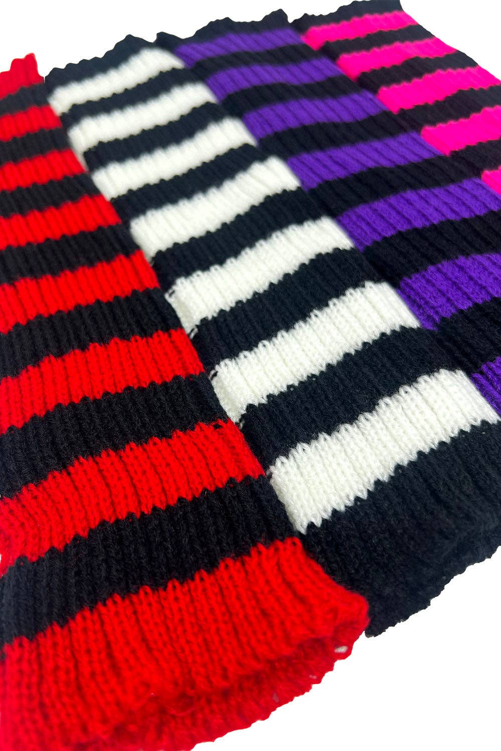 Spooky Striped Arm Warmers [Multiple Colors]