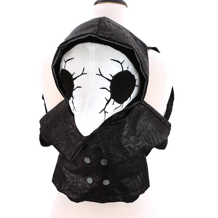 Cracked Mask Plague Doctor Plushy Backpack