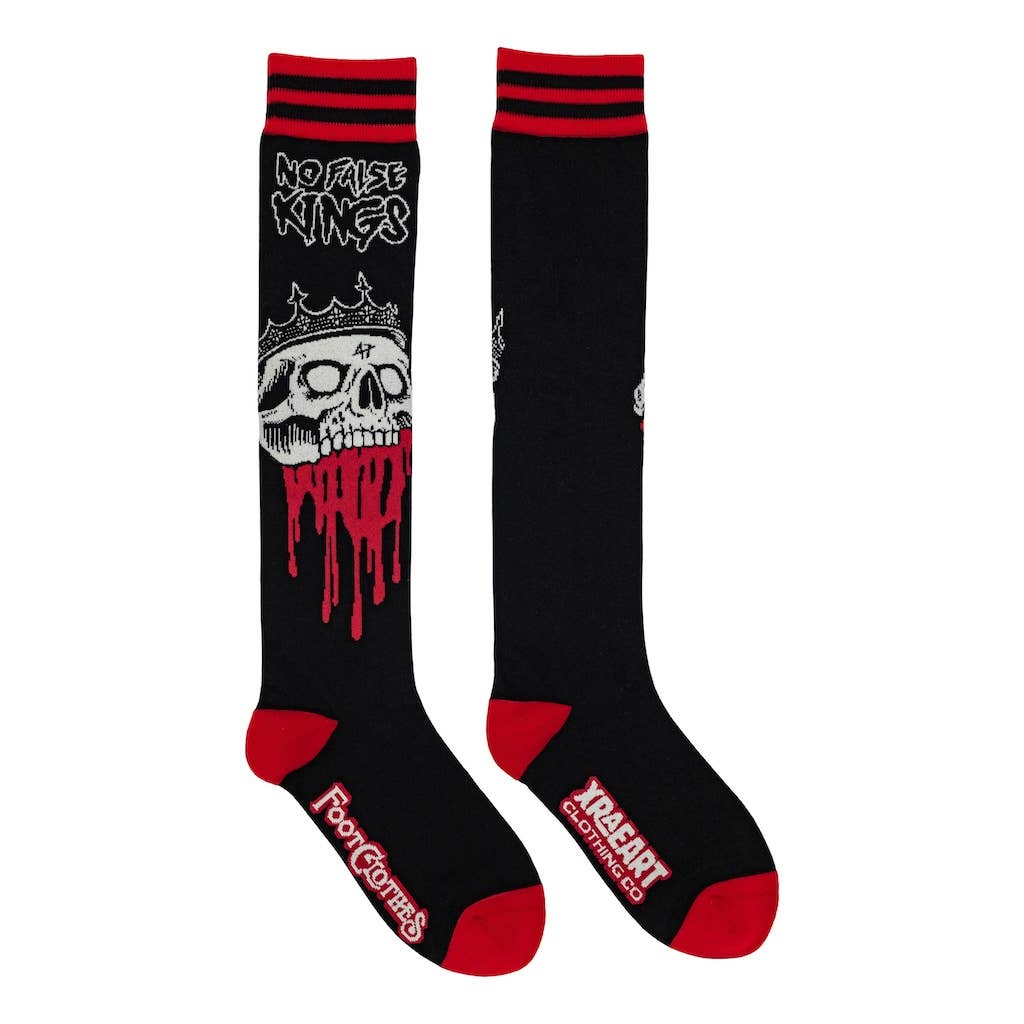 No False Kings Knee High Socks