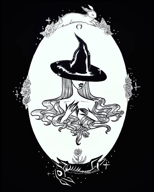 "As Above So Below" Gothic Spring Equinox Fine Art Print