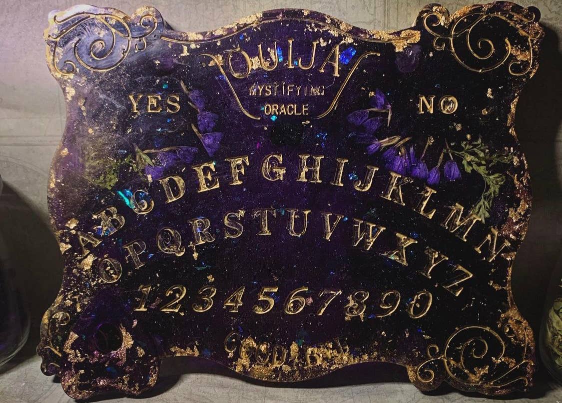 Spirit Board Ouija Board Amethyst Black Tourmaline