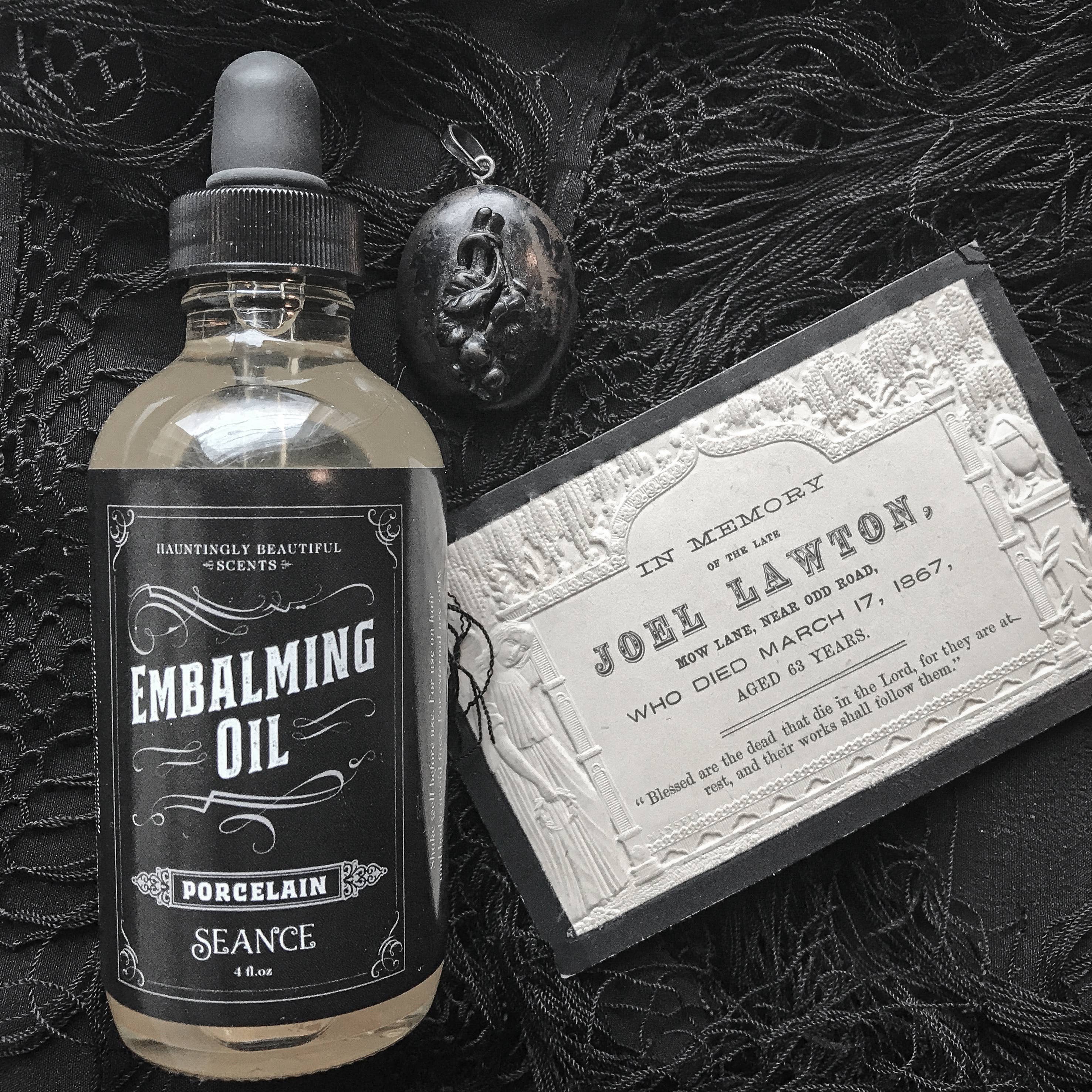 Porcelain Embalming Oil – Goth With Glitter