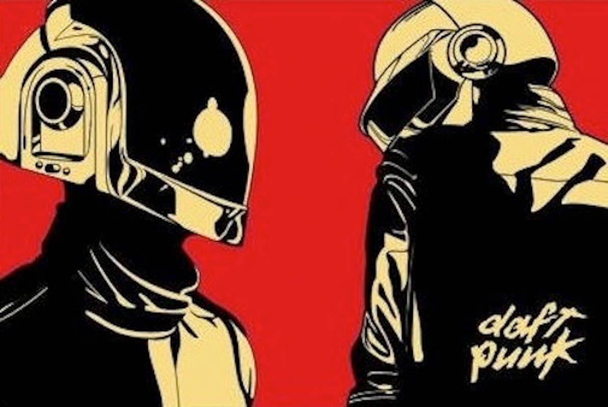 Daft Punk Red Random Access Memories Poster Size 24X36