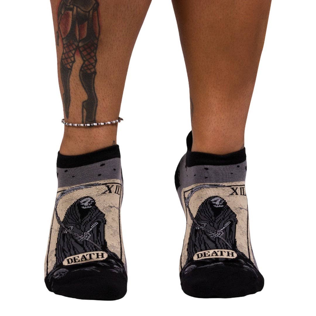Death Tarot Card Ankle Socks
