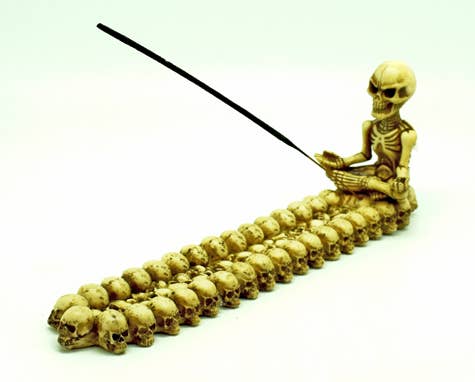 Yoga Skeleton Incense Burner