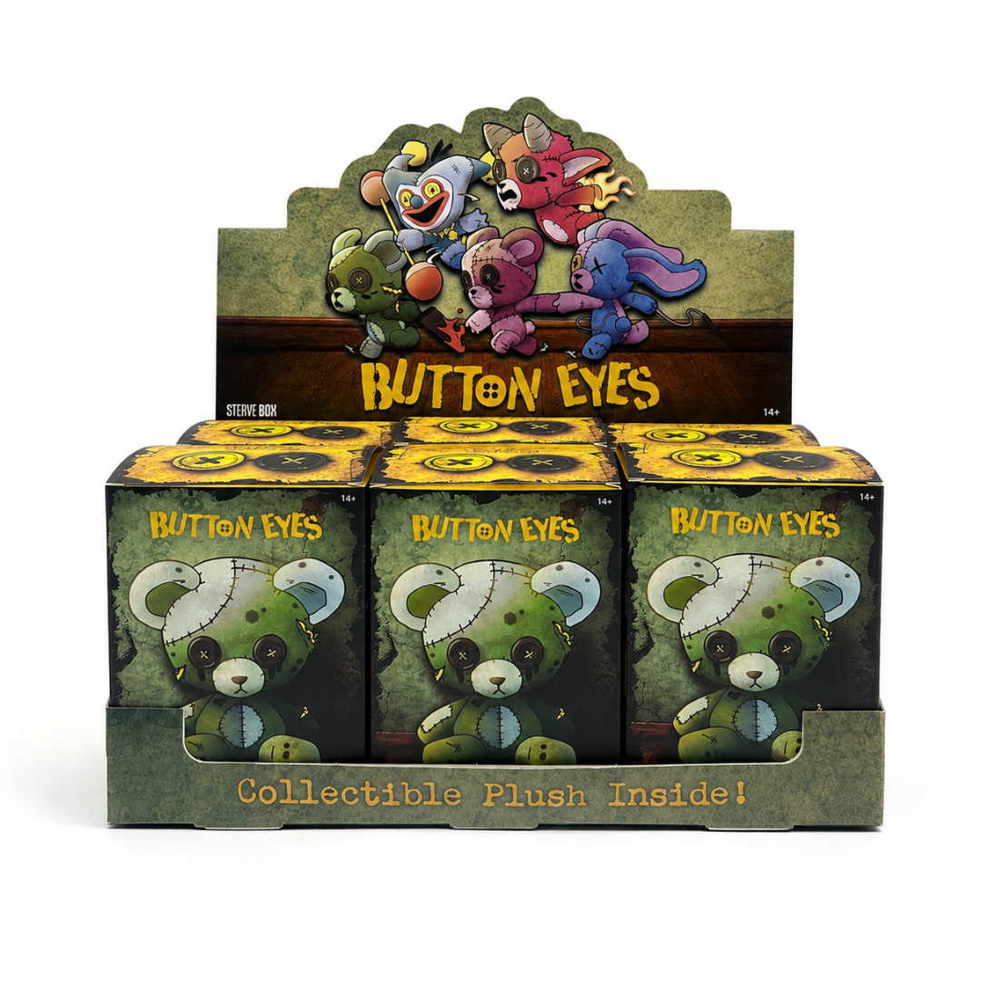 ButtonEyes™ Plushie Blind Box – Spooky Collectible Bag Charm