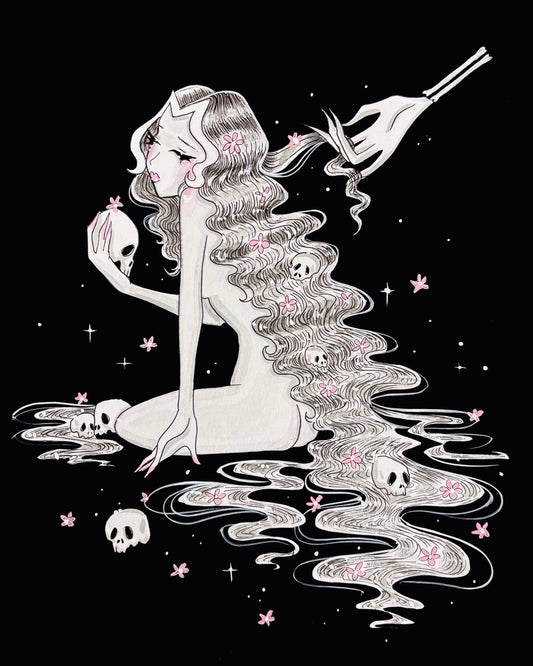 "Persephone" Spring Gothic Romance Fine Art Print