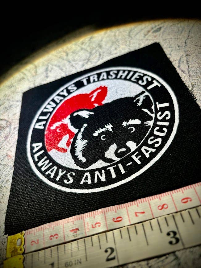 ANTIFA raccoons patch.