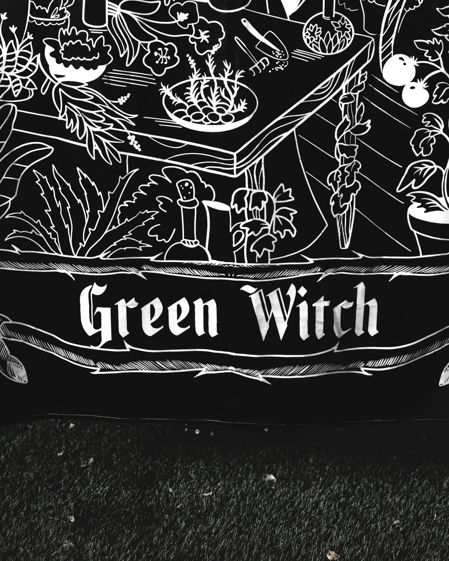 Green Witch Oracle Tapestry