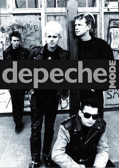 Depeche Mode Black & White Music Poster -Size 24X36