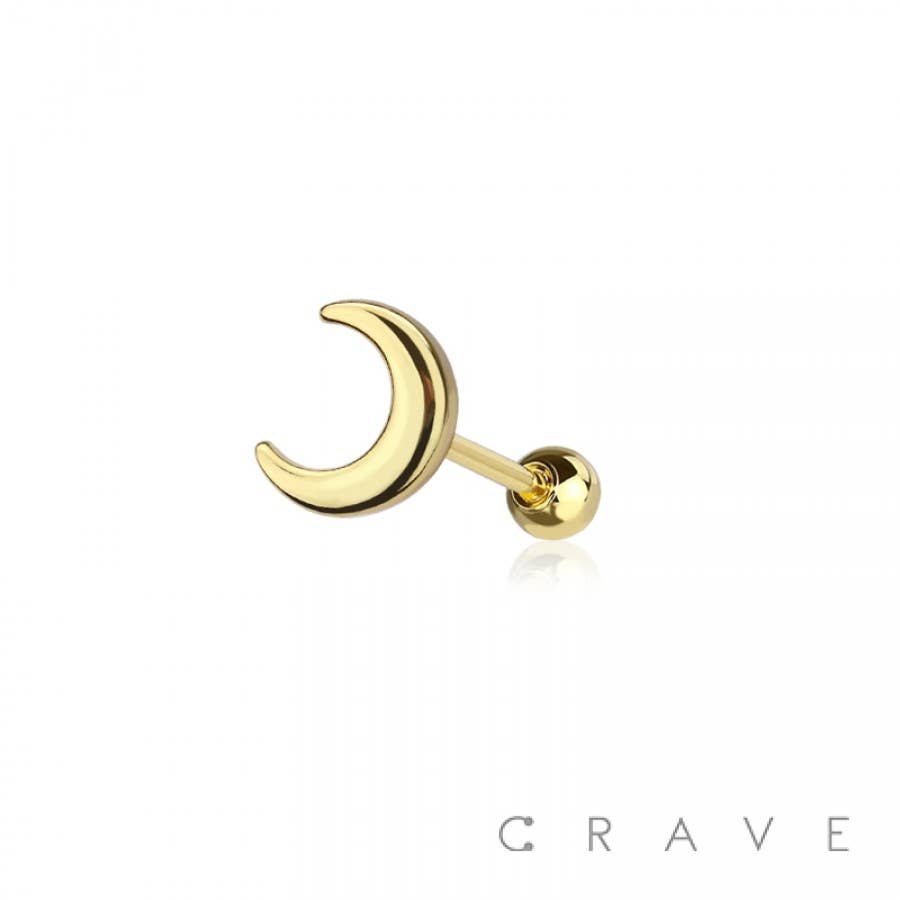 MOON TOP 316L SURGICAL STEEL CARTILAGE