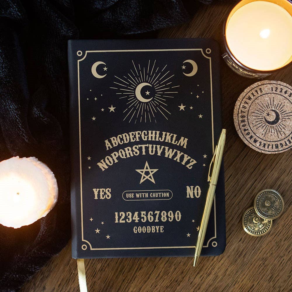 Black Talking Board - Ouija A5 Notebook