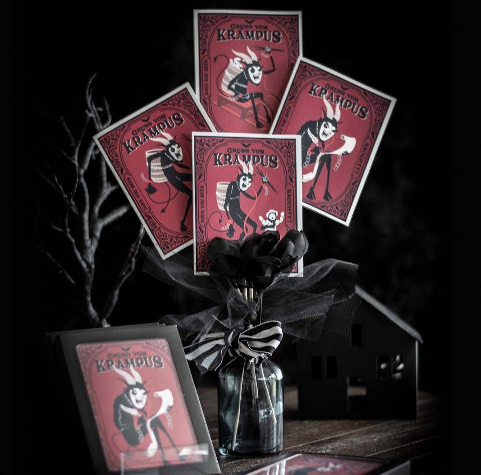 Krampus Folklore Cards Box Set (8pc)