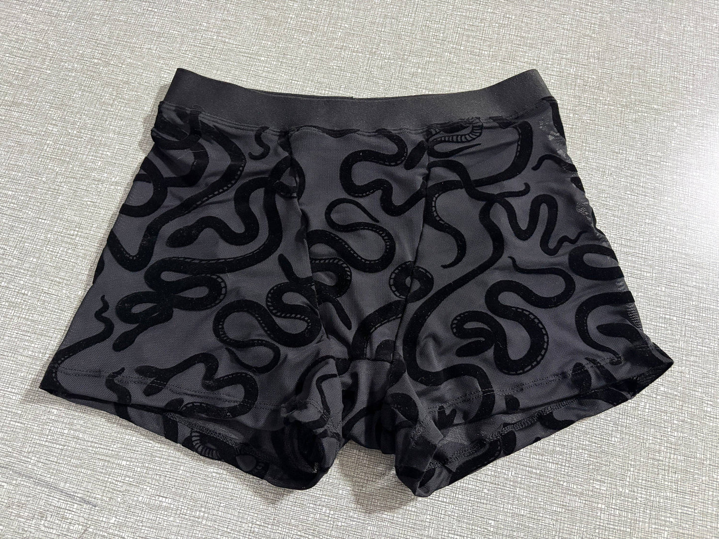 Sheer Boxer Brief Shorts - SNAKES - PRE-ORDER