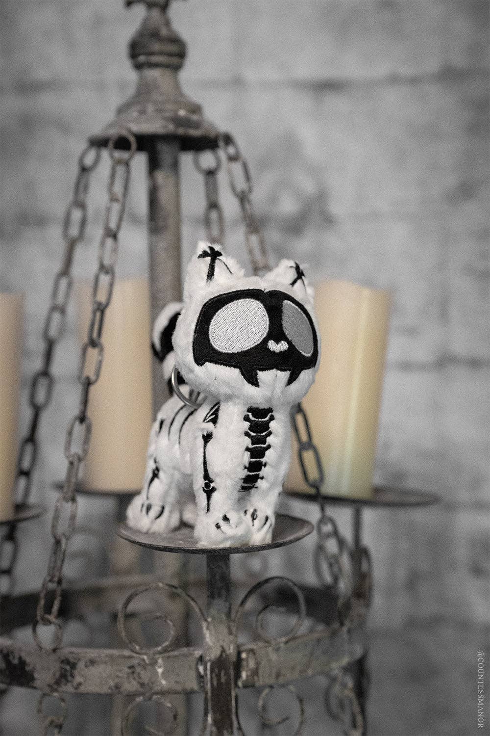 X-Ray Skelekitty Plush Keychain