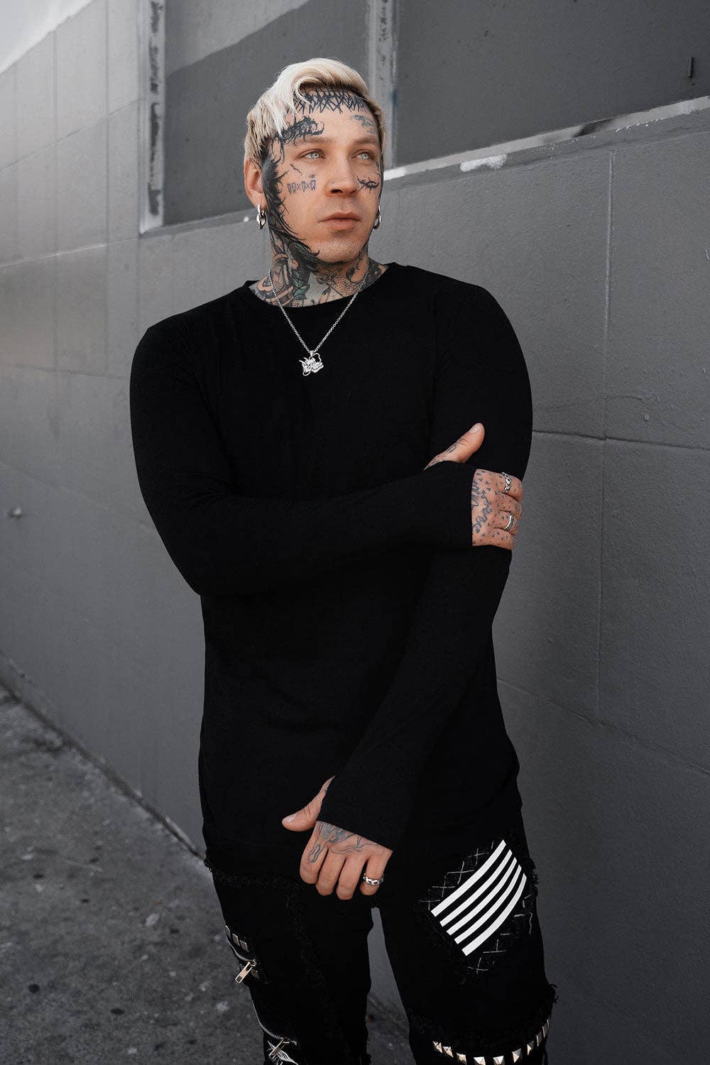 Tomb Ruins Long Sleeve Thumbhole Top