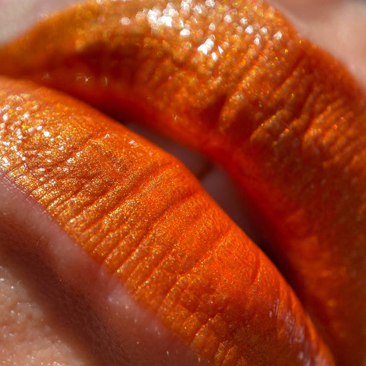 Liquid Metal Lip Stain | Orange-Blaze | Lip Paint | Lipstick