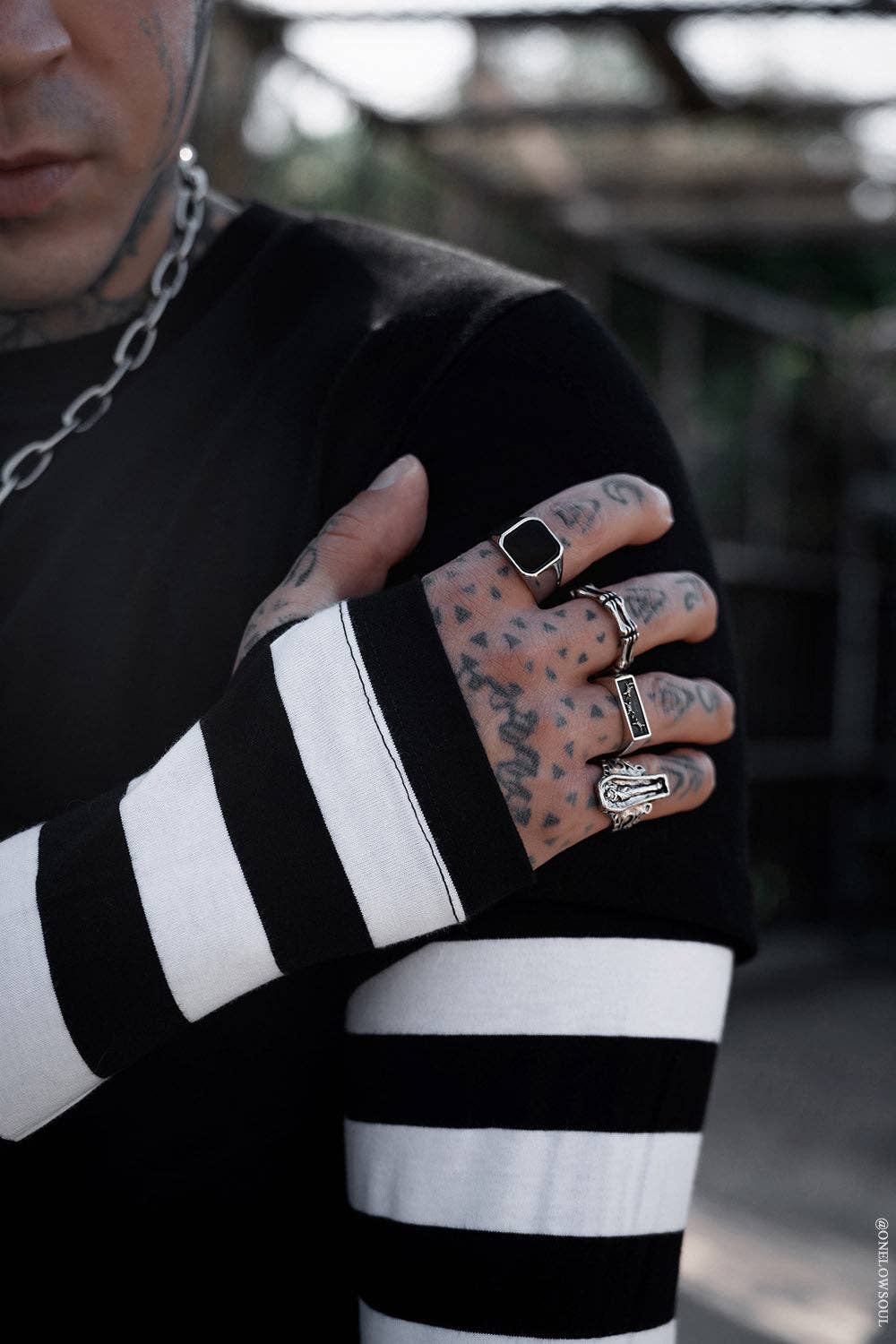 Specter Striped Long Sleeve Shirt