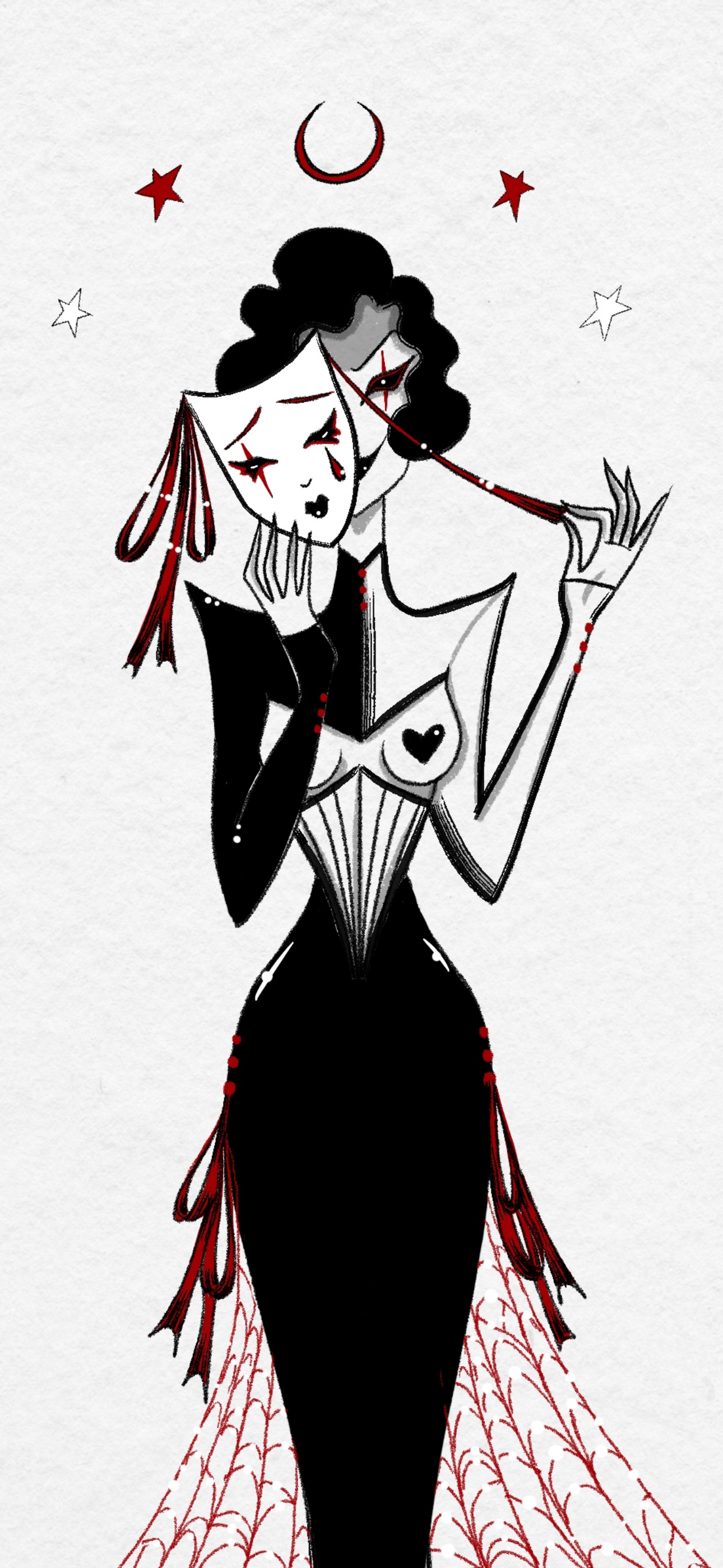 "Hide and Seek" Gothic Halloween Fine Art Print