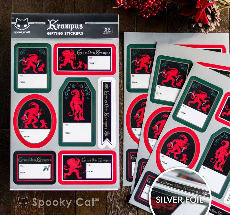 Krampus Gift Label (Booklet)