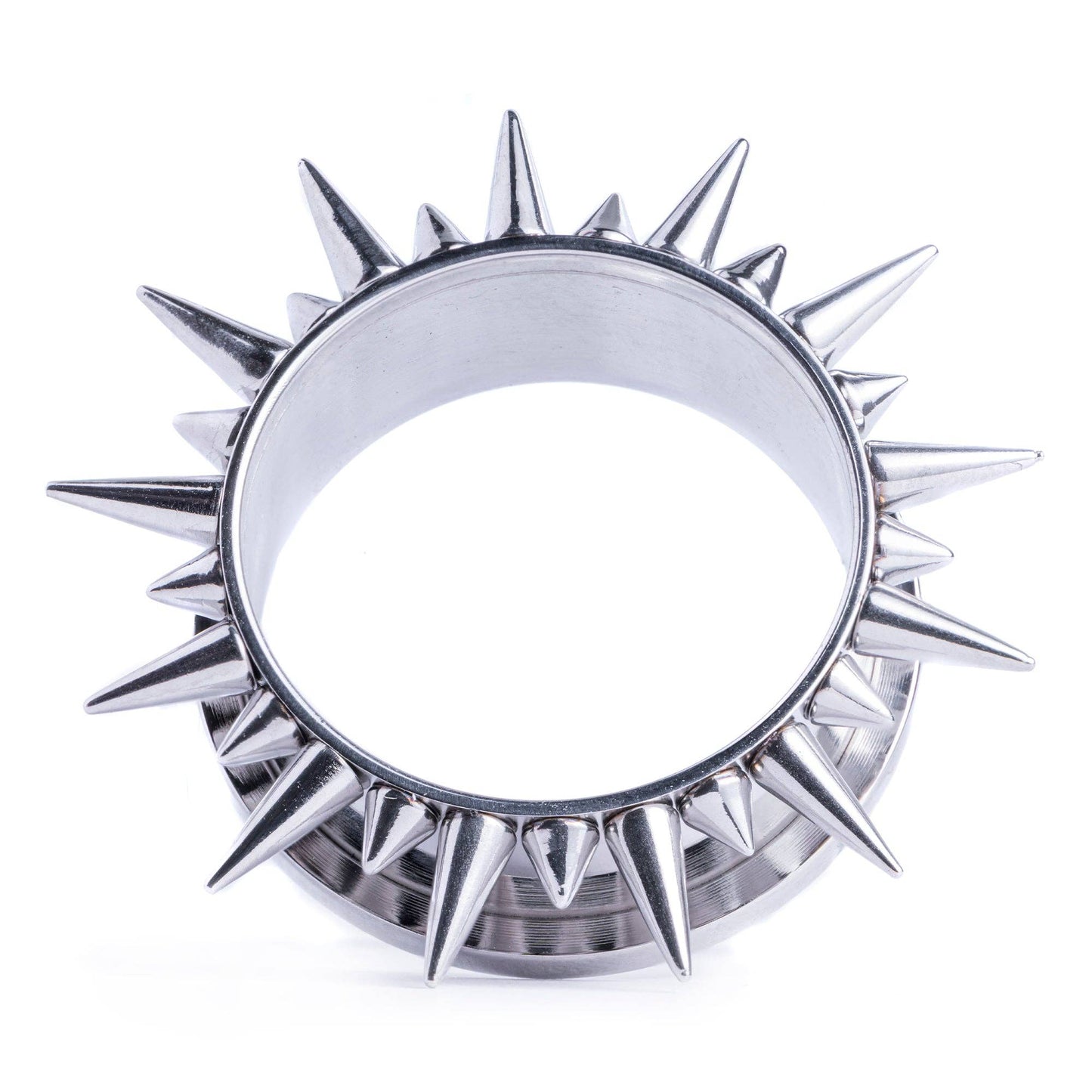 Spiked Steel Tunnel / Plug / Gauge