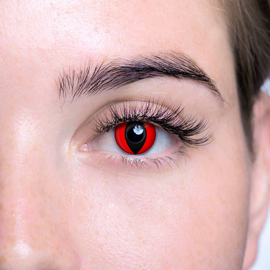 Red Cat Contact Lenses- Theatrical Grade- FDA Cleared