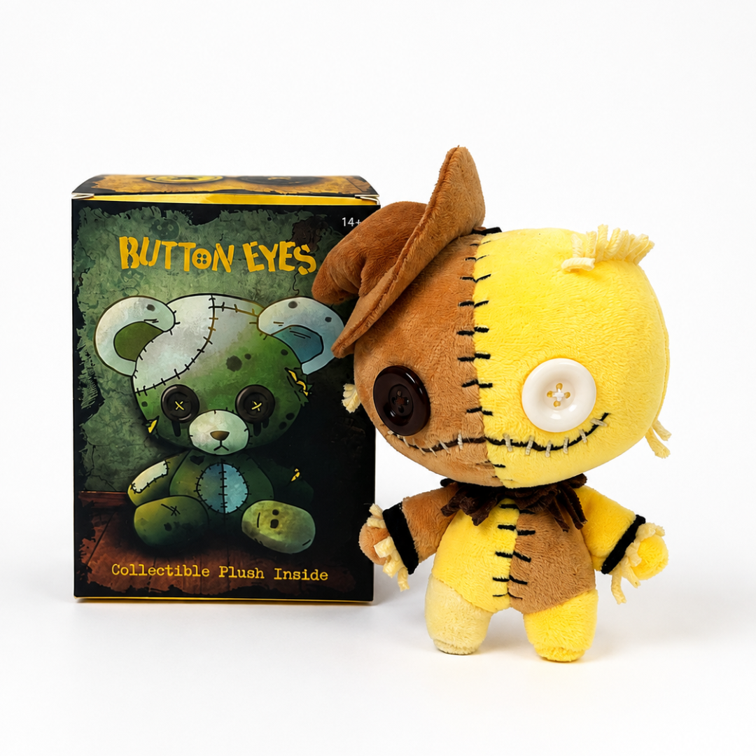 ButtonEyes™ Plushie Blind Box – Spooky Collectible Bag Charm