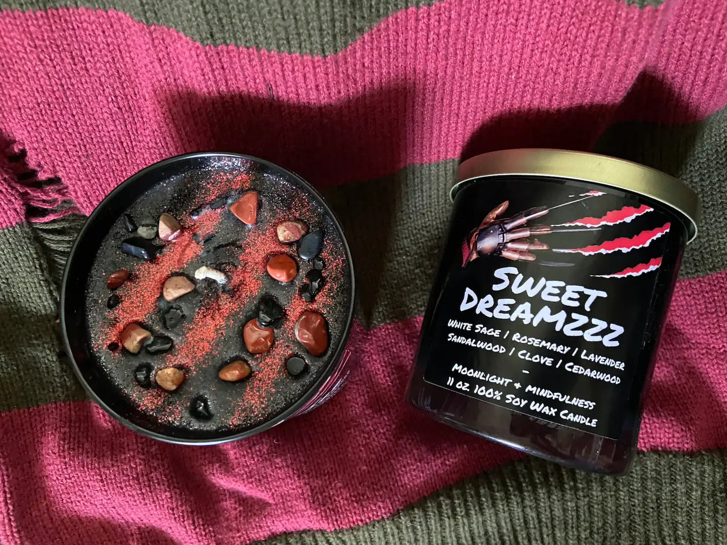 Sweet Dreamzzz, Nightmare on Elm Street, Horror Movie Candle