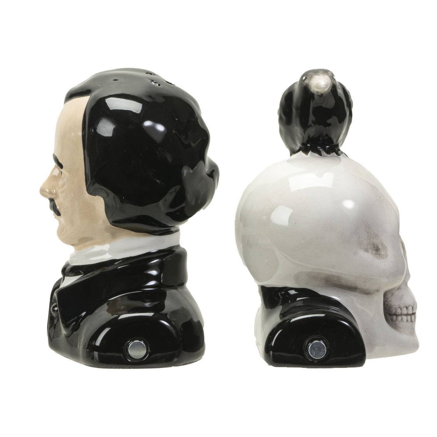 Edgar Allen Poe Salt & Pepper Halloween Shaker Set