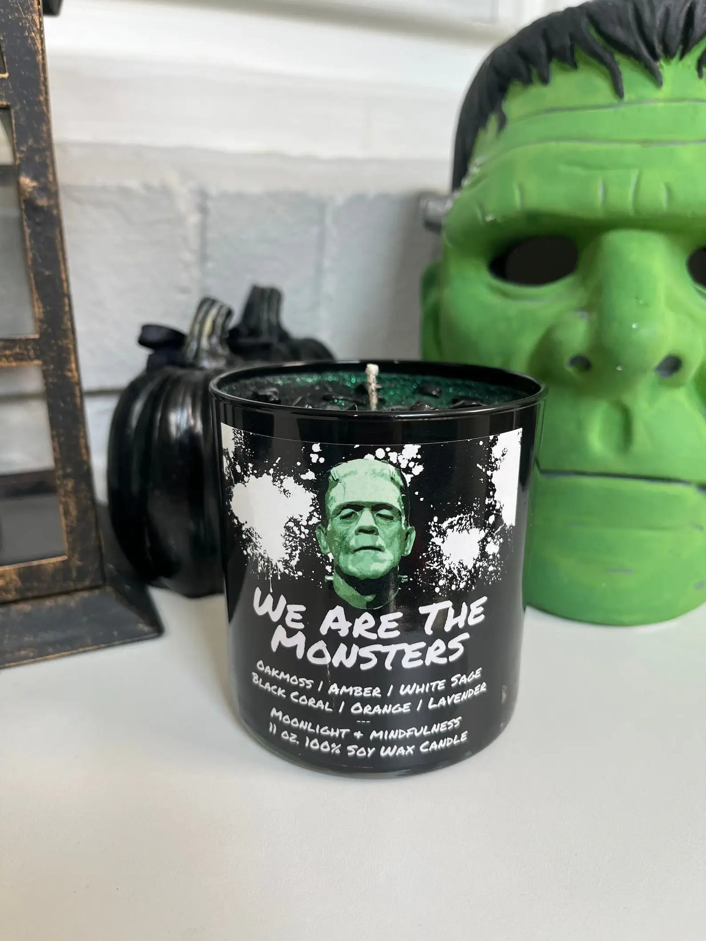 We Are The Monsters, Frankenstein Soy Wax Crystal Candle