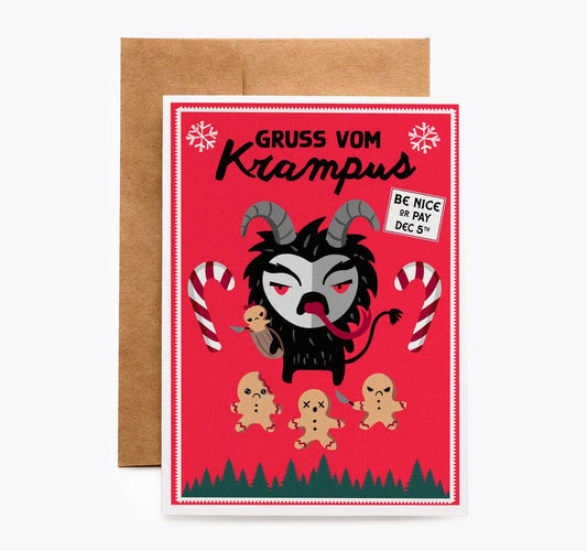Baby Krampus Card