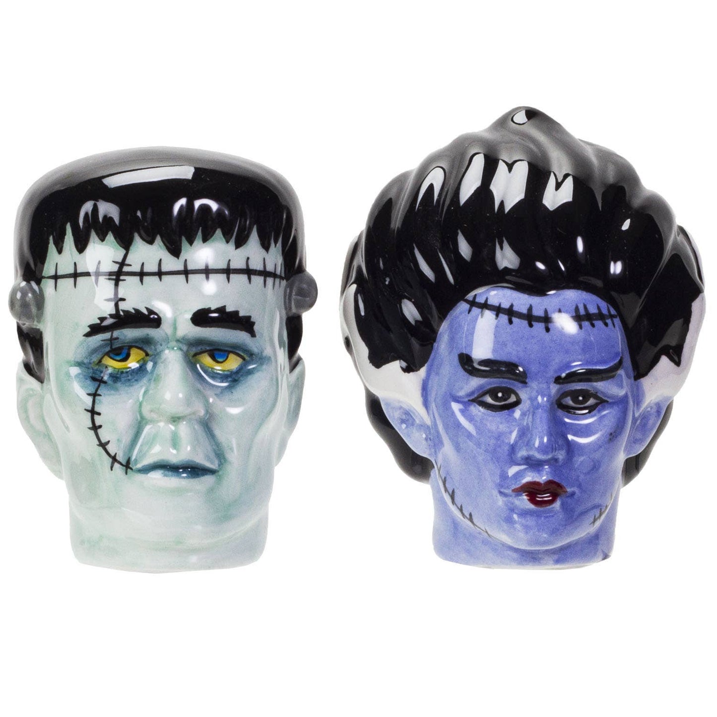 Mr. & Mrs. Frankenstein Salt and Pepper Shakers Set