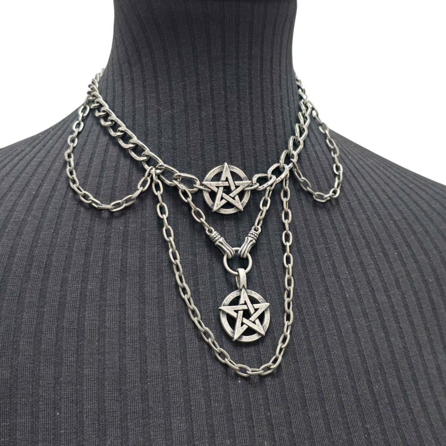 FCK27234  PENTAGRAM NECKLACE