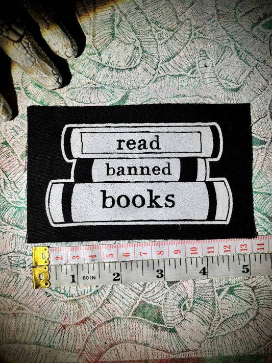 Read banned books patch,