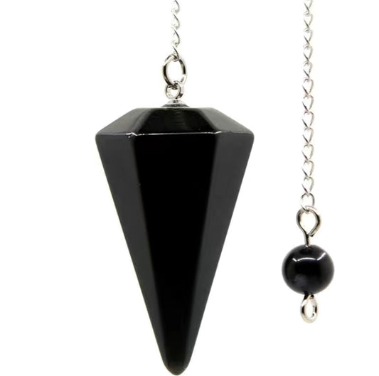 Black Agate Pendulum