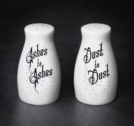 Ashes to Ashes - Salt & Pepper Shakers