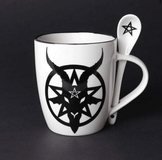 Baphomet - Mug & Spoon