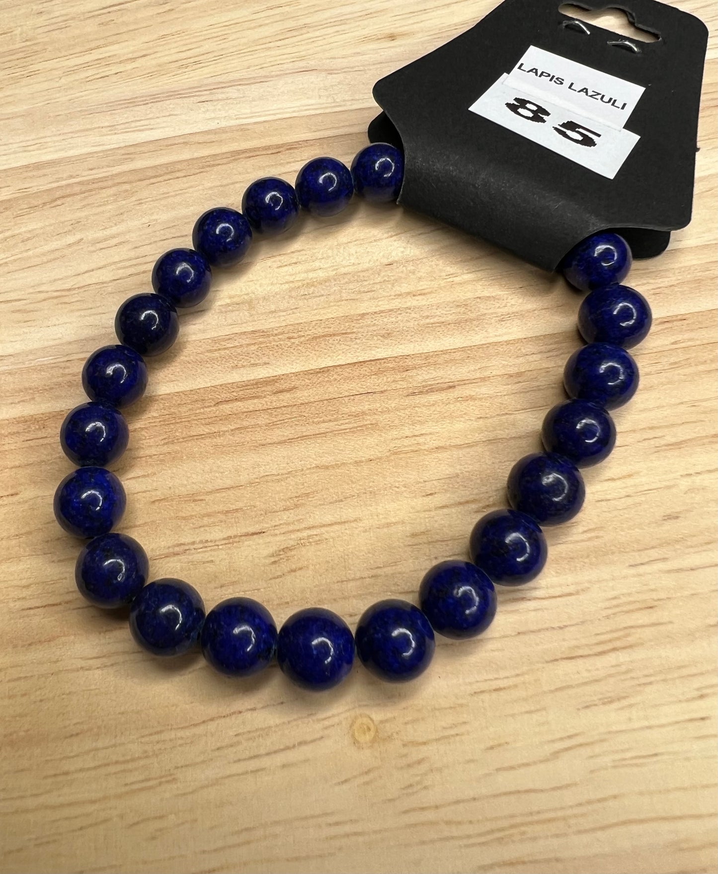 8mm Natural Lapis Lazuli Bracelet