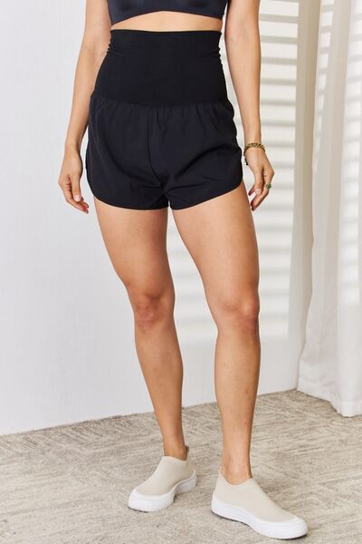 Zenana Full Size High Waist Tummy Control Shorts