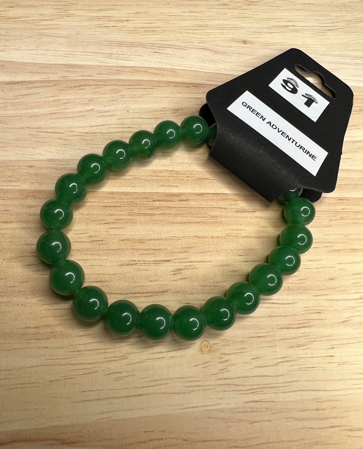 8mm Natural Green Aventurine Bracelet