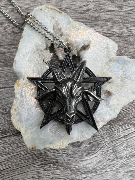 Baphomet Pentagram Necklace