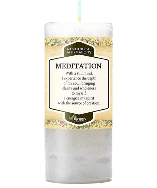 Affirmation Meditation Candle