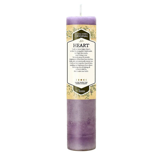 Blessed Herbal Heart Candle
