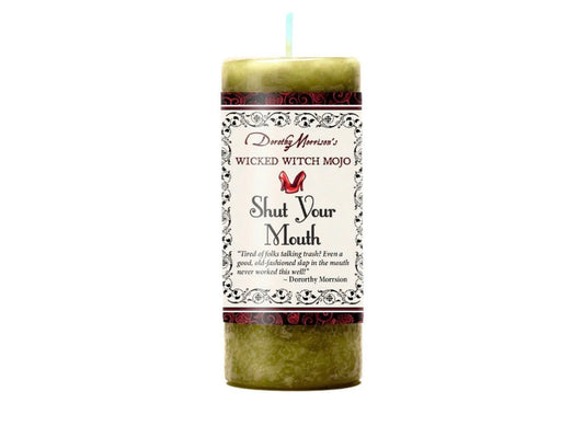 Wicked Witch Mojo Shut Your Mouth Candle