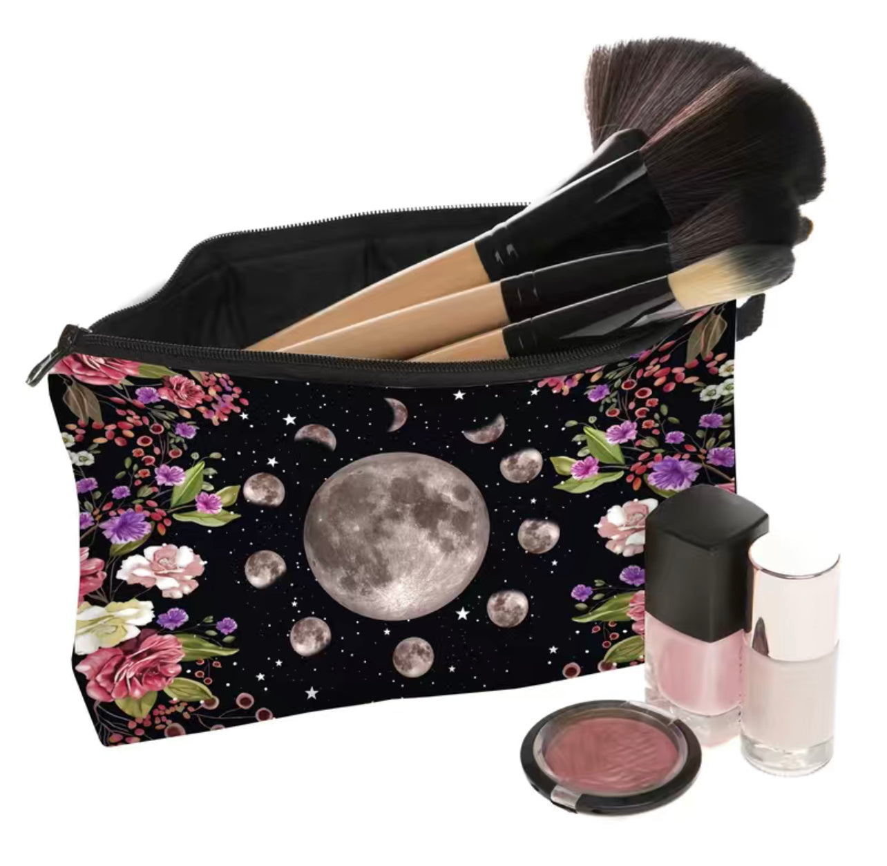 Moon phase Makeup Bags