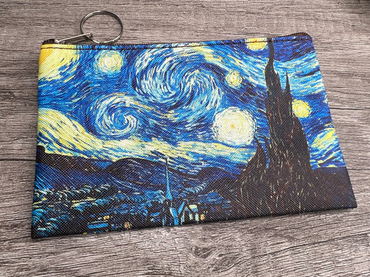Van Gogh Starry Night Makeup Bag — 5.9 x 3.9 Inches